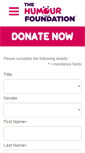 Mobile Screenshot of donate.clowndoctors.org.au