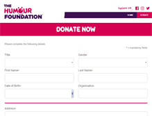 Tablet Screenshot of donate.clowndoctors.org.au